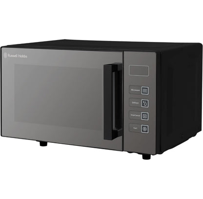 Russell Hobbs RHEM2301B 23L Easi Flatbed Digital 800w Solo Microwave, Freestanding, Black