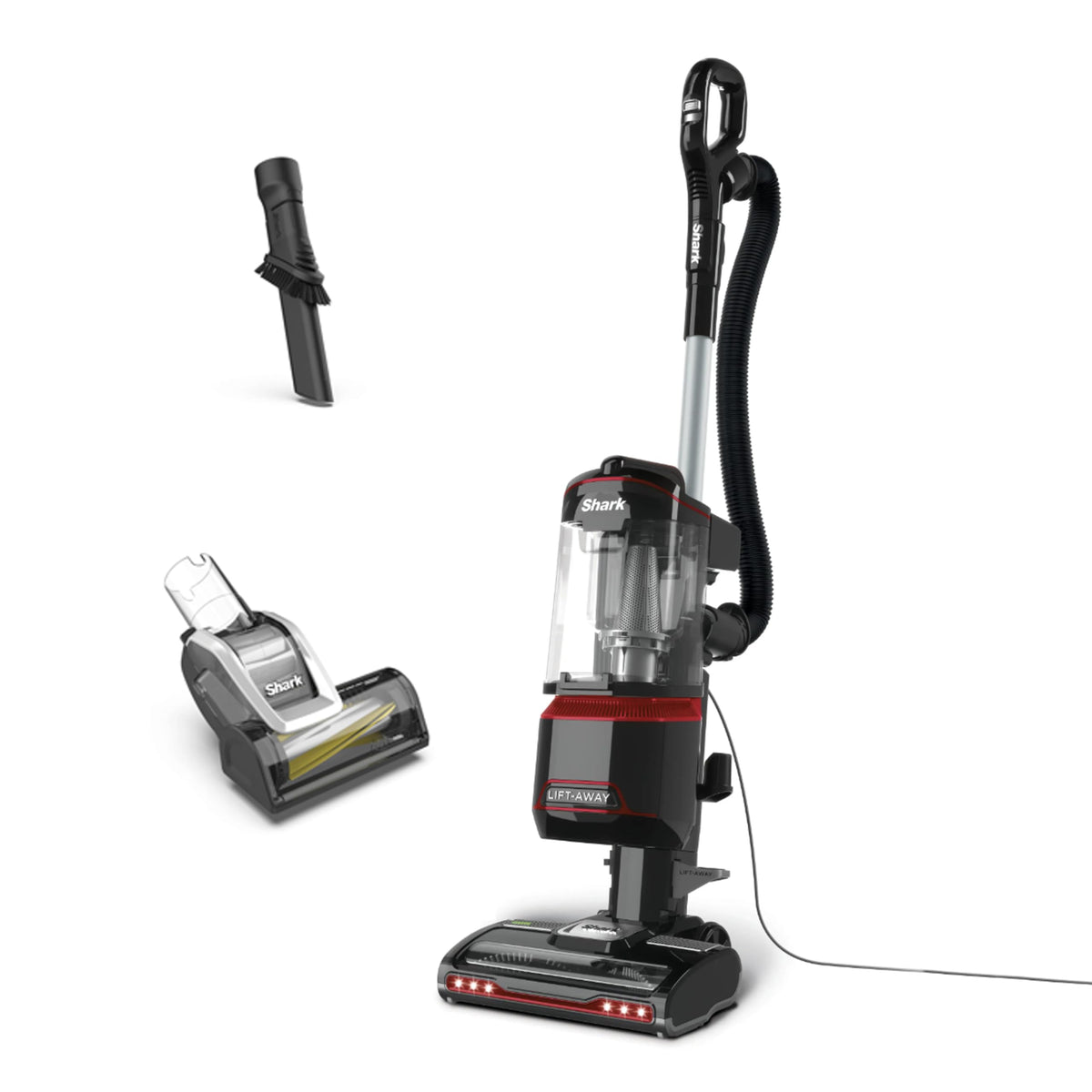 Shark Corded Upright Vacuum Cleaner 1.1L with Lift-Away Technology, Pet Model, LED Headlights
