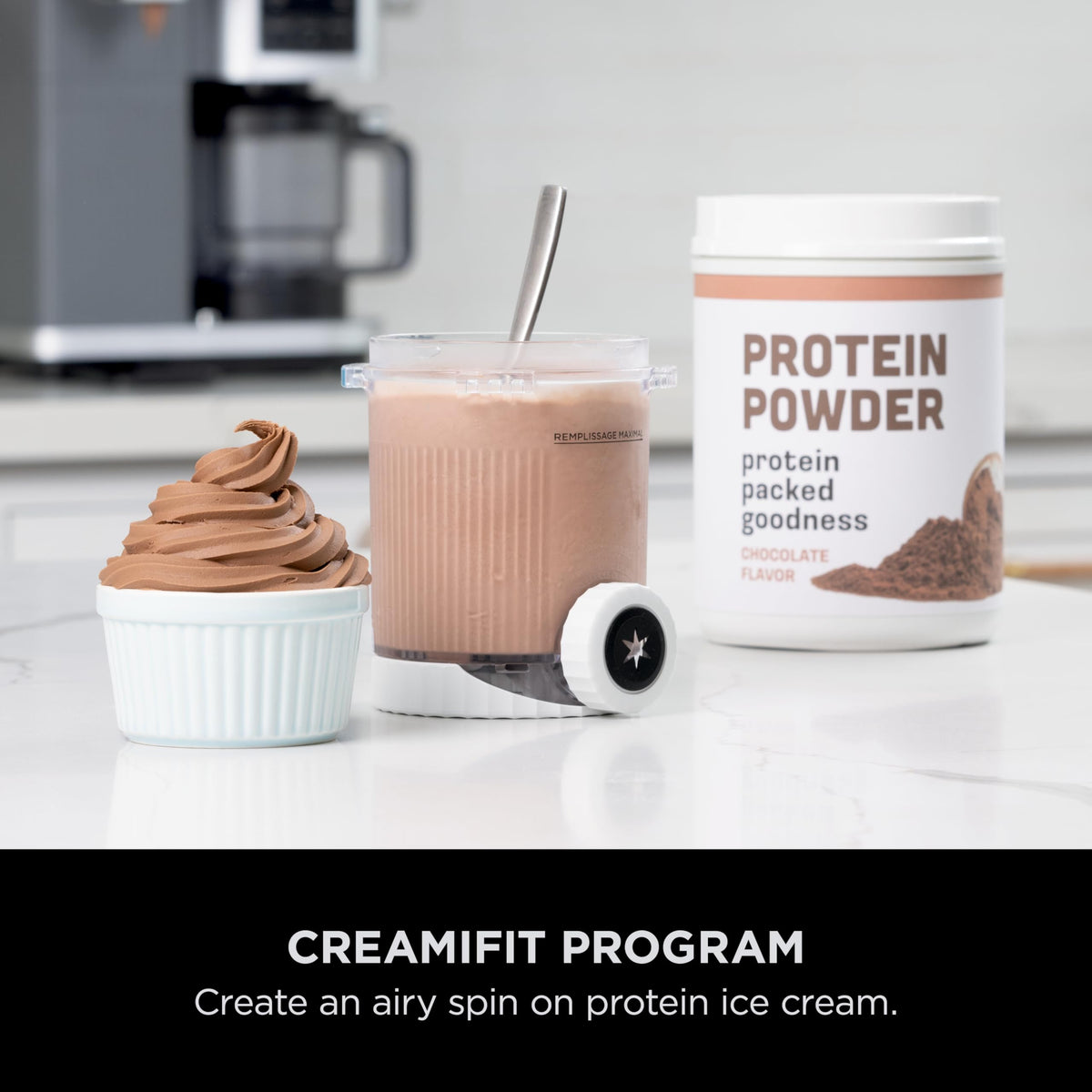 Ninja Swirl by CREAMi Soft Serve & Ice Cream Maker with 2x Tubs, 13 Functions, Makes Ice Cream